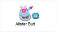 A pet blue puffle walking with its owner before the new sprites.