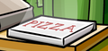 A box of pizza.