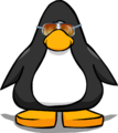 The Orange Aviator Shades on a player card.