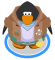 The Puffle Trainer Outfit in-game.