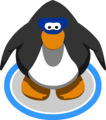 The Blue Superhero Mask in-game.
