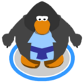 The Gray Pirate Coat in-game.