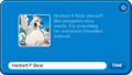 Herbert in the Buddy List if you search him
