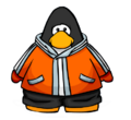 The Orange Snowsuit as seen on a Player Card.