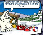 Herbert and Klutzy talking about the Iceberg.