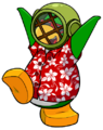 Rookie in the Underwater Expedition announcement in The Club Penguin Times.
