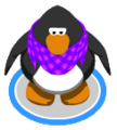 The Cornflower Scarf in-game.