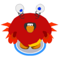 The Crab Costume in-game.