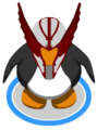 The Epic Knight Helmet in-game.
