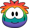 Rainbow Puffle Costume Secret item