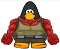 The Red Hulk Bodysuit on a player card.