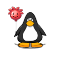 The Red Puffle Balloon on a player card.