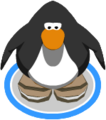The Brown Furry Boots in-game.