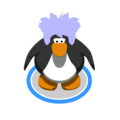 The Ghost Puffle Cap in-game.