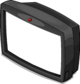 The Jumbo TV oriented towards left.