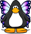 The Purple Butterfly Wings on a player card.