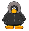 The Black Parka on a player card.