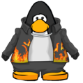 The Stuntwoman Suit on a player card.