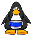 The Blue Snare Drum on a player card.