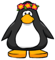 The Flower Headdress on a player.