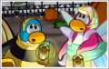 Another Preview of the Halloween Party. It also shows two penguins holding a lantern.
