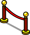 The Velvet Rope oriented towards left.