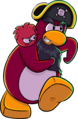 Rockhopper marching into Shipwreck Island.