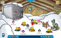 Snow from the Christmas being stored in the Lodge Attic. Note the AC 3000.