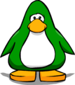 The Green color on a player card.