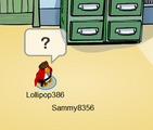An invisible penguin?! (This really happened. I didn't edit the picture, it REALLY, TRULY happened.)