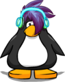 The Holo Headphones on a player card.
