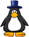 The Dazzling Blue Top Hat on a player card.