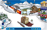 The preparations of the Medieval Party 2010 in the Ski Village.