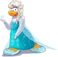 Elsa during the Frozen Party.