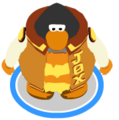 The George Costume in-game.