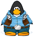 The Puffle Wrangler Outfit on a player card.