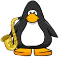 The Saxophone on a player card.