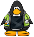 The Urban Top and Jacket on a player card.