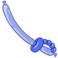 Blue Balloon Sword (1500 tickets)