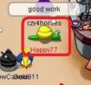 Happy77, as seen in Penguin Chat 3.