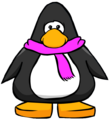 The Pink Scarf on a player card.