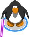 The Purple Lightsaber in-game.