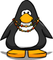 The Beaded Necklace on a player.