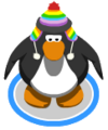 The Puffle Hat in-game.
