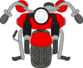 Red Motorbike