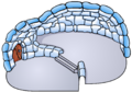 The Split Level Igloo.