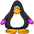 The Pink Mittens on a player card.