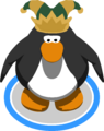 The King Jester Hat in-game.