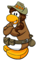 PH at a Puffle Hats parade.