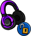 Purple Headphones